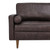 Valour 81" Leather Sofa EEI-4634-BRN