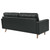 Valour Leather Sofa EEI-4633-BLK