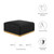 Conjure Channel Tufted Performance Velvet Ottoman EEI-5507-GLD-BLK