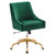 Discern Performance Velvet Office Chair EEI-5080-GRN