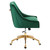 Discern Performance Velvet Office Chair EEI-5080-GRN