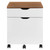 Envision Wood File Cabinet EEI-5706-WAL-WHI