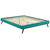 Loryn Full Fabric Bed Frame with Round Splayed Legs MOD-5889-TEA