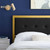 Teagan Tufted Twin Performance Velvet Headboard MOD-6173-GLD-BLK