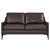 Corland Leather Loveseat EEI-6020-BRN