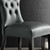 Silhouette Dining Vinyl Side Chair EEI-812-GRY