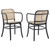 Winona Wood Dining Chair Set of 2 EEI-6076-BLK