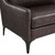 Corland Leather Sofa EEI-6018-BRN