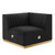 Conjure Channel Tufted Performance Velvet 6-Piece U-Shaped Sectional EEI-5851-GLD-BLK