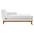 Engage Right-Facing Upholstered Fabric Chaise EEI-1794-WHI