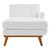 Engage Right-Facing Upholstered Fabric Chaise EEI-1794-WHI