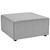 Saybrook Outdoor Patio Upholstered Sectional Sofa Ottoman EEI-4211-GRY