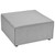 Saybrook Outdoor Patio Upholstered Sectional Sofa Ottoman EEI-4211-GRY