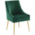 Discern Upholstered Performance Velvet Dining Chair Set of 2 EEI-4148-GRN