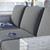 Convene Outdoor Patio Sofa EEI-4305-LGR-CHA