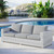 Convene Outdoor Patio Sofa EEI-4305-LGR-GRY