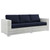 Convene Outdoor Patio Sofa EEI-4305-LGR-NAV