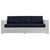 Convene Outdoor Patio Sofa EEI-4305-LGR-NAV