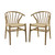 Flourish Spindle Wood Dining Side Chair Set of 2 EEI-4168-NAT