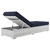 Convene Outdoor Patio Chaise EEI-4307-LGR-NAV