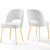 Rouse Dining Room Side Chair Set of 2 EEI-4162-WHI