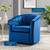 Prospect Performance Velvet Swivel Armchair EEI-4139-NAV