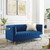 Shift Channel Tufted Performance Velvet Loveseat EEI-4131-NAV