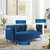 Shift Channel Tufted Performance Velvet Loveseat EEI-4131-NAV