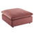 Commix Down Filled Overstuffed Performance Velvet Ottoman EEI-4365-DUS