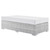 Convene Outdoor Patio Rectangular Ottoman EEI-4308-LGR-WHI