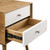 Ember Wood Nightstand With USB Ports EEI-4343-NAT-WHI