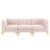 Triumph Channel Tufted Performance Velvet 3-Seater Sofa EEI-4347-PNK