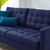 Exalt Tufted Fabric Sofa EEI-4445-ROY