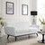 Engage Channel Tufted Fabric Loveseat EEI-5461-WHI