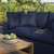 Commix Overstuffed Outdoor Patio Loveseat EEI-5576-NAV