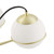 Hanna 8-Light Chandelier EEI-5307-OPA-GLD