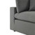 Commix Overstuffed Outdoor Patio Sofa EEI-5578-CHA