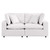 Commix Overstuffed Outdoor Patio Loveseat EEI-5576-WHI