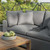 Commix Overstuffed Outdoor Patio Loveseat EEI-5576-CHA