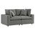 Commix Overstuffed Outdoor Patio Loveseat EEI-5576-CHA