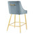 Discern Performance Velvet Counter Stool EEI-5474-LBU