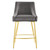 Discern Performance Velvet Counter Stool EEI-5474-GRY