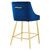 Discern Performance Velvet Counter Stool EEI-5474-NAV