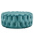 Amour Tufted Button Large Round Performance Velvet Ottoman EEI-5469-SEA