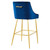 Discern Performance Velvet Bar Stool EEI-5473-NAV