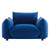 Copious Performance Velvet Armchair EEI-5472-NAV