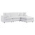 Commix 4-Piece Sunbrella® Outdoor Patio Sectional Sofa EEI-5581-WHI