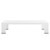 Tahoe Outdoor Patio Powder-Coated Aluminum Coffee Table EEI-5677-WHI