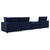 Commix 4-Piece Sunbrella® Outdoor Patio Sectional Sofa EEI-5582-NAV