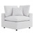 Commix 5-Piece Outdoor Patio Sectional Sofa EEI-5583-WHI